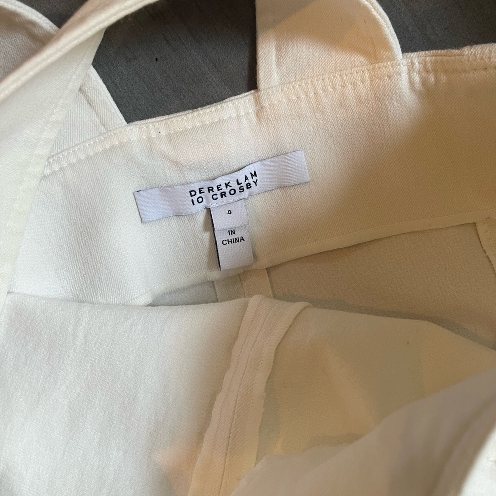 Derek Lam 10 Crosby White Tie Dress - Picture 8 of 8